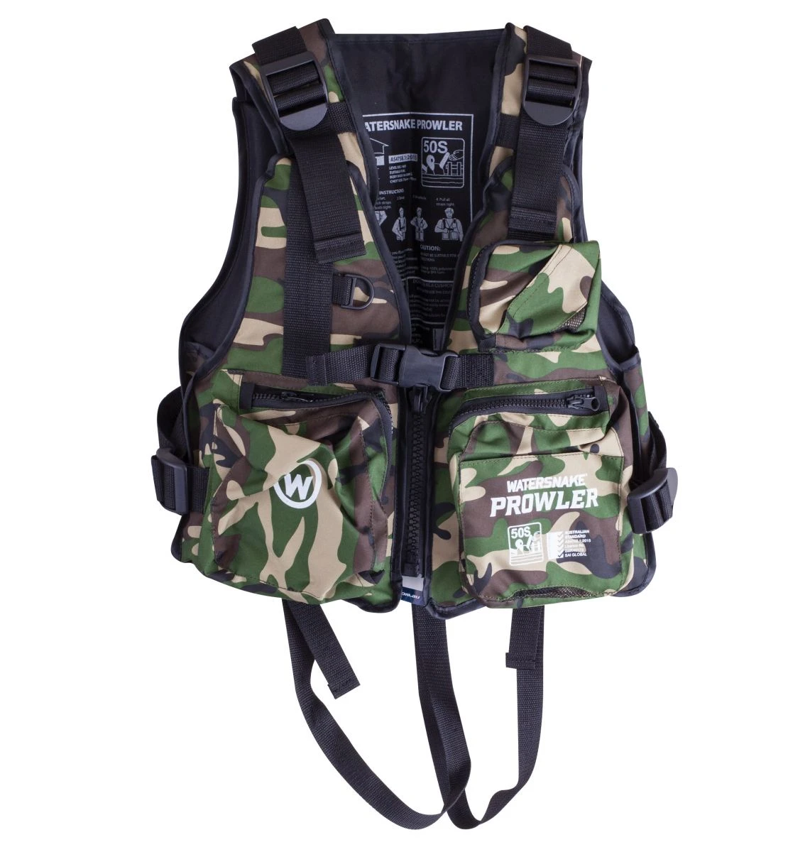 Jarvis Walker Watersnake Prowler Kayak Vest Level 50S 3 Jarvis Walker Watersnake Prowler Kayak Vest Level 50S