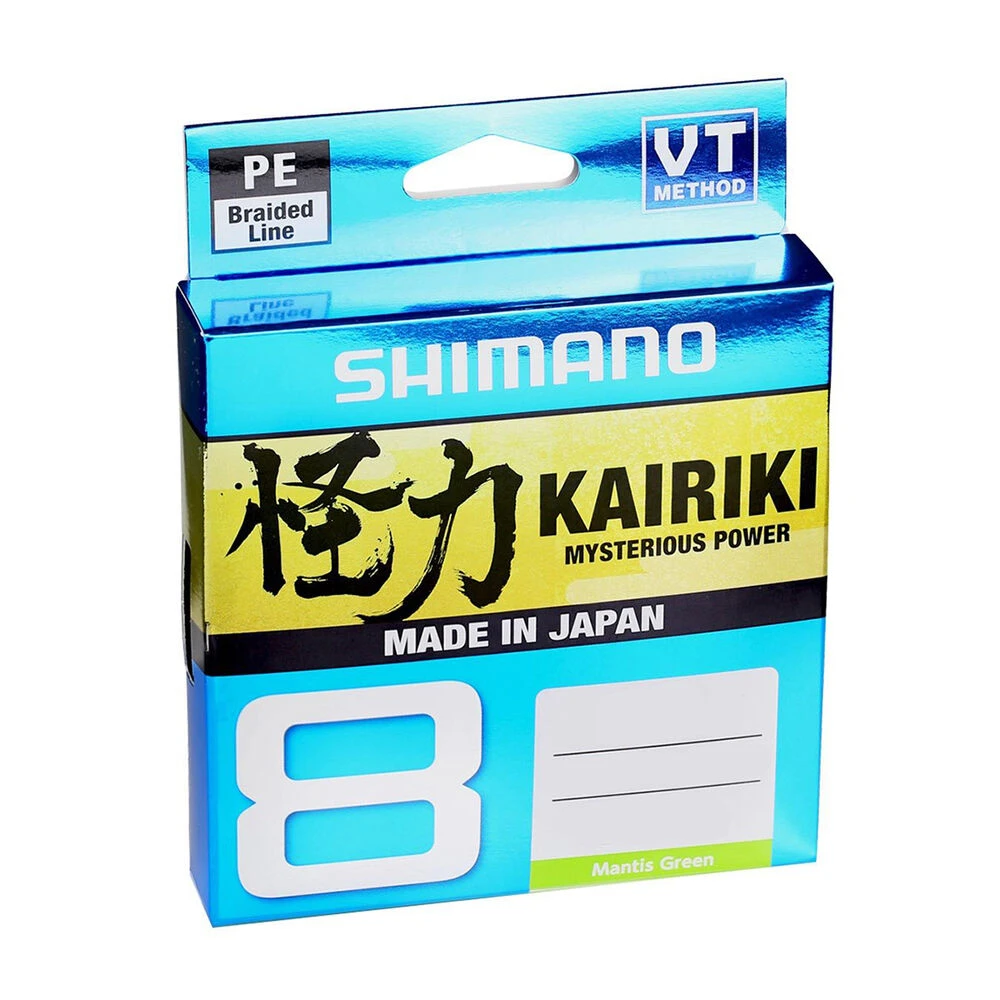 Shimano Kairiki SX8 Braid Mantis Green 3 Shimano Kairiki SX8 Braid Mantis Green