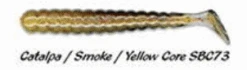 Charlie Brewers Slider Grub Originals -Angling Sale Shop Caltalpa smoke yellow core
