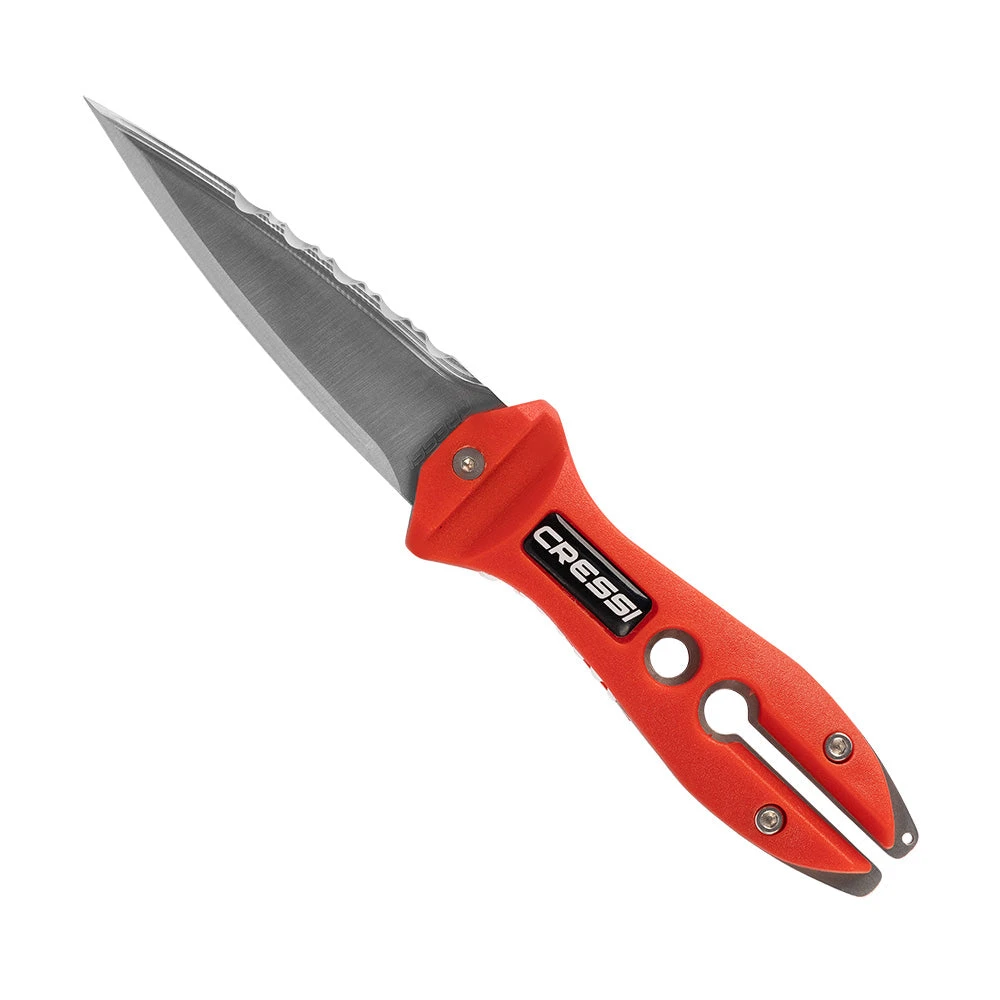 Cressi Striker Knife Red Handle 3 Cressi Striker Knife Red Handle