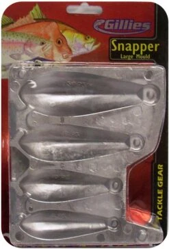 Gillies Sinker Mould Range -Angling Sale Shop SNAPPER LARGE MOULD