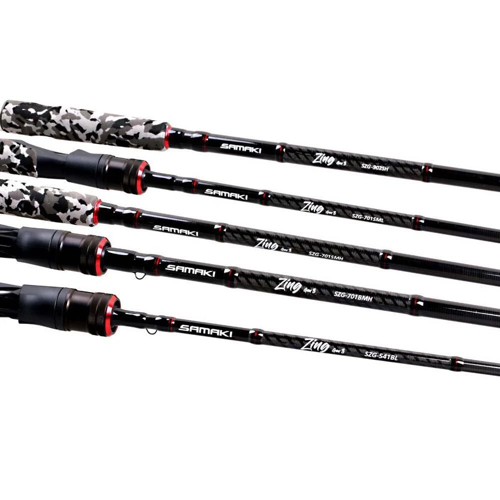 Samaki Zing Gen III Spin Rods 3 Samaki Zing Gen III Spin Rods