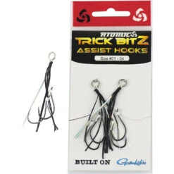 Atomic Trick Bitz Assist Hook Packs -Angling Sale Shop atomic trick Bitz assist hooks black silver tackleworld kawana 080adee2 8c78 4f43 925c b424a60b78f6