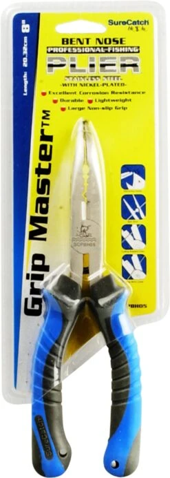 Sure Catch 6inch Bent Nose Multi Plier SCPH03 Grip Master -Angling Sale Shop bent nose 8inch