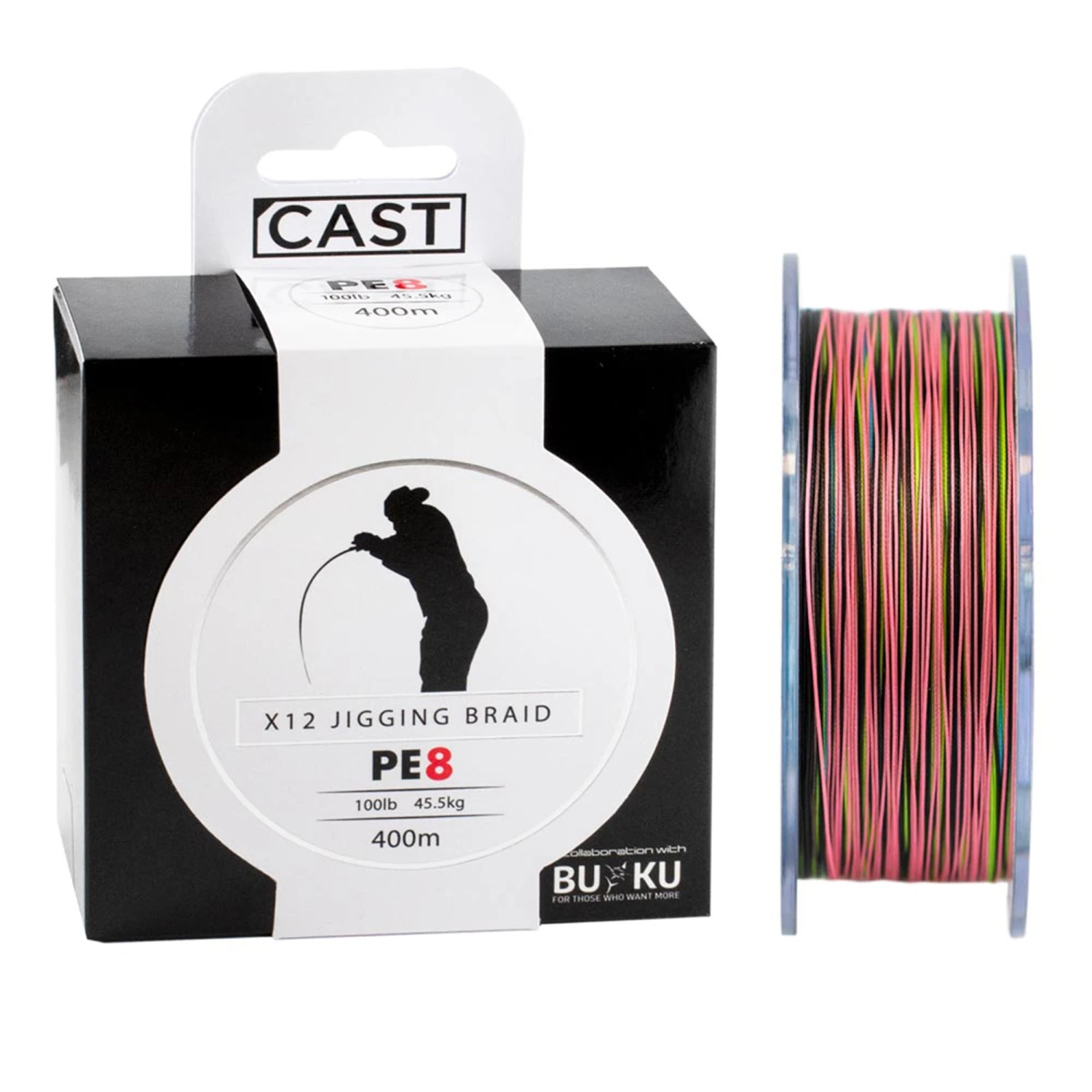 Cast/Buku Colour Coded Jigging X12 Braid 4 Cast/Buku Colour Coded Jigging X12 Braid - Image 2