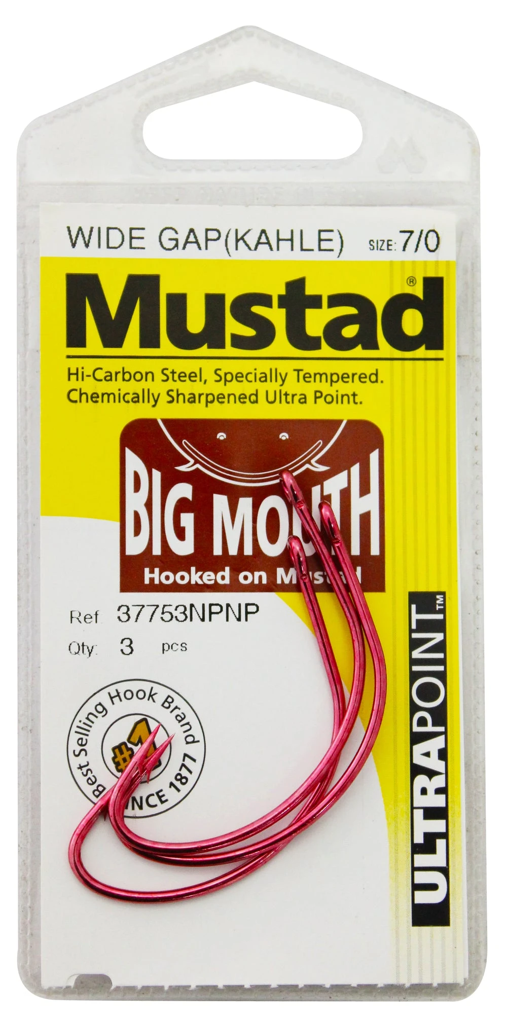 Mustad Pre-Pack Wide Gap (Kahle) Hook 4 Mustad Pre-Pack Wide Gap (Kahle) Hook - Image 2