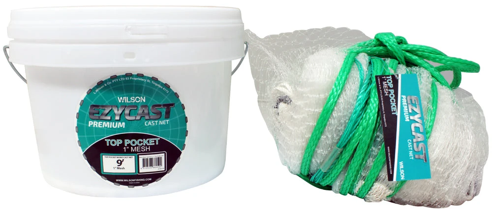 Wilson Ezycast Premium Top Pocket Mono Cast Nets 3 Wilson Ezycast Premium Top Pocket Mono Cast Nets