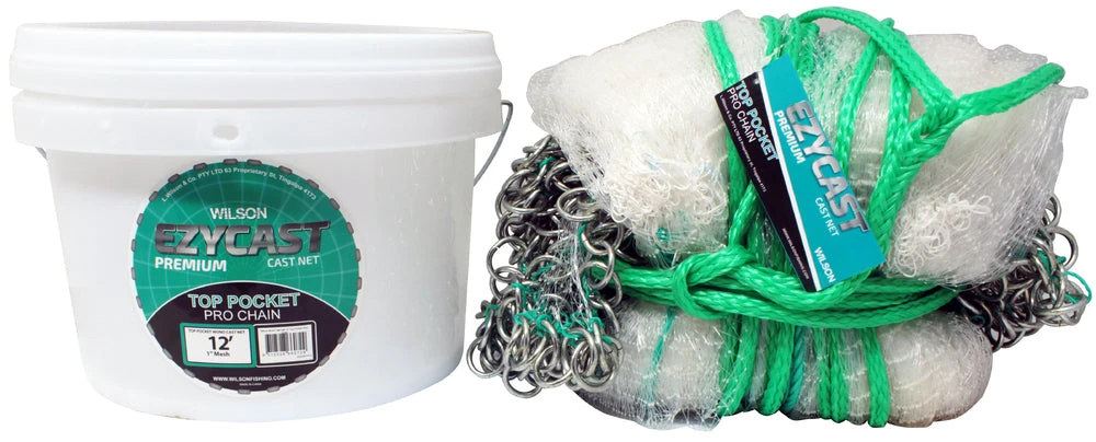 Wilson Ezycast Premium Top Pocket Mono Cast Nets 4 Wilson Ezycast Premium Top Pocket Mono Cast Nets - Image 2