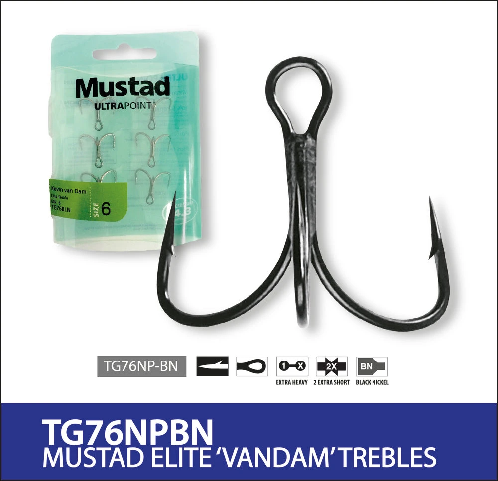Mustad TG76 KVD Treble 4 Mustad TG76 KVD Treble - Image 2