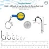 HOOK-EZE KNOT TYING TOOL (TWIN PACK) -Angling Sale Shop hooksizednewLB 1024x1024 edf734fa e218 4654 bef1 39d53d86a411