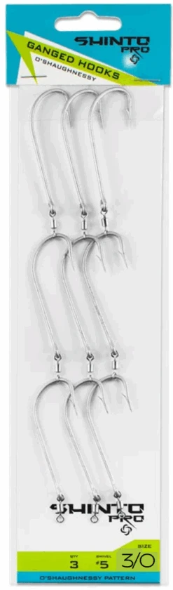 Shinto Pro Ganged Hook Swivel OShaughnessy 13 Shinto Pro Ganged Hook Swivel OShaughnessy -Angling Sale Shop oshaun30