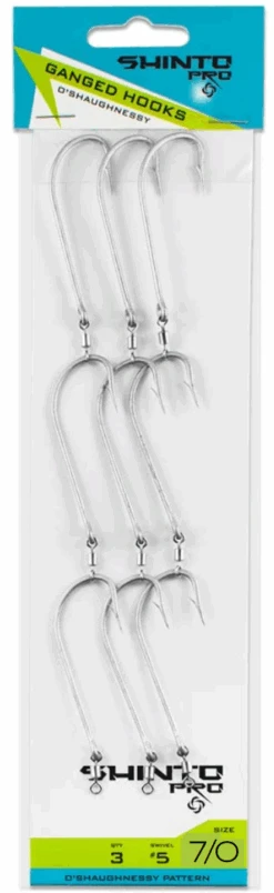 Shinto Pro Ganged Hook Swivel OShaughnessy 11 Shinto Pro Ganged Hook Swivel OShaughnessy -Angling Sale Shop oshaun70