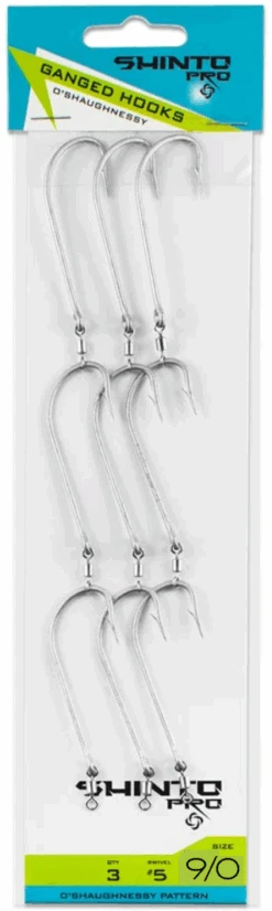 Shinto Pro Ganged Hook Swivel OShaughnessy 12 Shinto Pro Ganged Hook Swivel OShaughnessy -Angling Sale Shop oshaun90