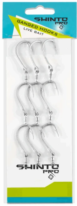 Shinto Pro Ganged Hook Swivel Live Bait
