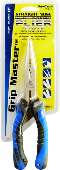 Sure Catch 6inch Bent Nose Multi Plier SCPH03 Grip Master -Angling Sale Shop straight nose 8inch