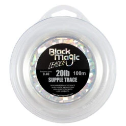 Black Magic Mono Leader Supple -Angling Sale Shop supple trace leader 20lb new label