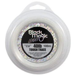 Black Magic Mono Leader Tough -Angling Sale Shop tough trace leader 40lb new label